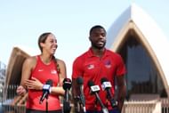 Keys and Tiafoe at the 2023 United Cup - Source: Getty